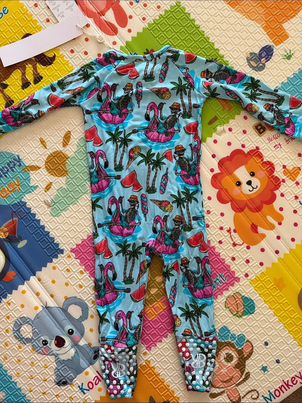 Bums and Roses soft blue